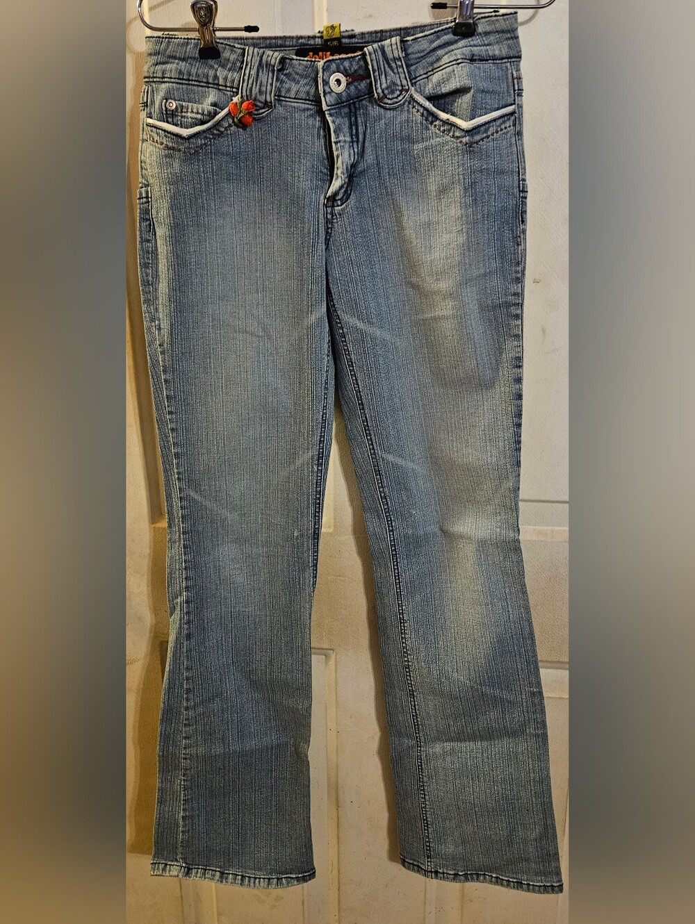 Dollhouse Light Blue Boot-Cut Jeans